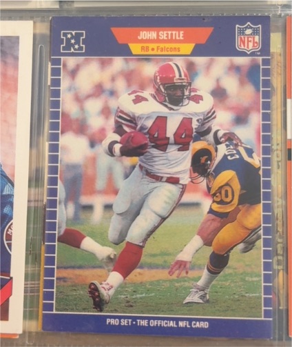 1989 Pro Set #15 John Settle — front