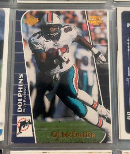 1999 Collector's Edge Triumph #T45 O.J. McDuffie — front