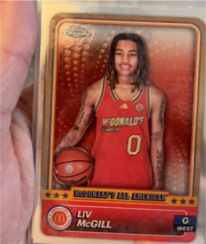 2024 Topps Chrome McDonald's All American #69 Liv McGill — front