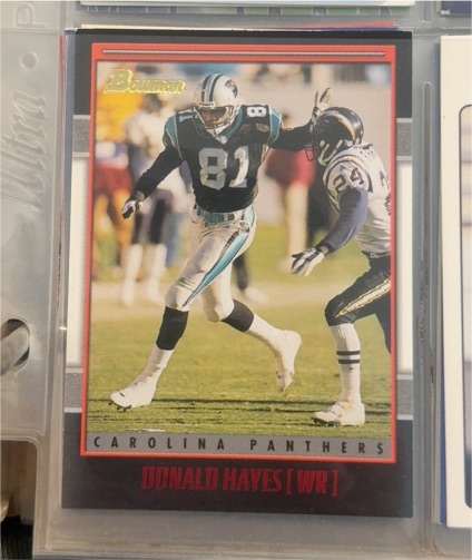 2001 Bowman #60 Donald Hayes — front