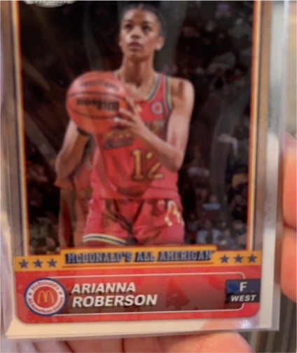 2024 Topps Chrome McDonald's All-American #22 Arianna Roberson — front