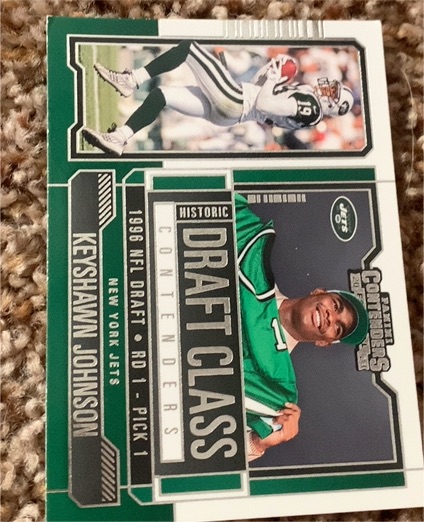 2023 Panini Contenders Historic Draft Class #HDC-KJ Keyshawn Johnson — front