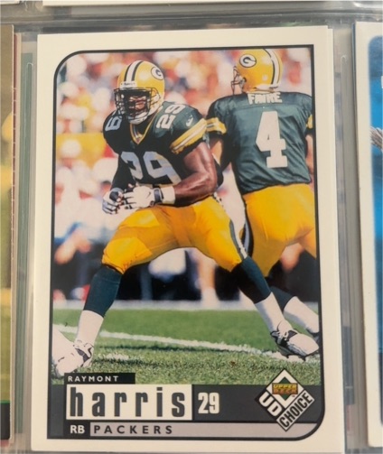 1998 Upper Deck Choice #GB12 Raymont Harris — front