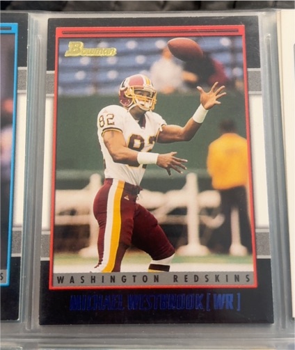 2001 Bowman #119 Michael Westbrook — front