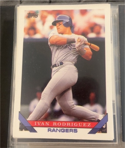 1993 Topps #360 Ivan Rodriguez — front