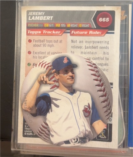 2001 Topps #665 Jeremy Lambert — front