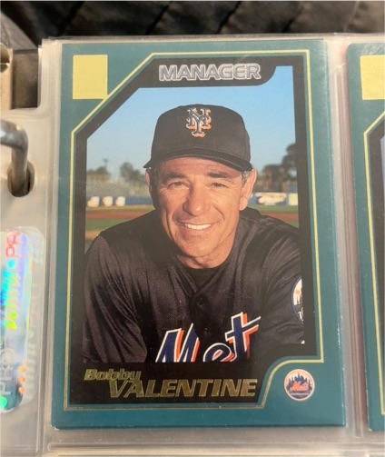 2001 Topps #346 Bobby Valentine — front