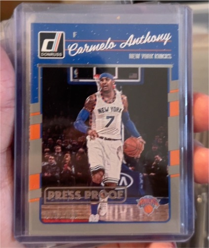 2016-17 Donruss #59 Carmelo Anthony — front