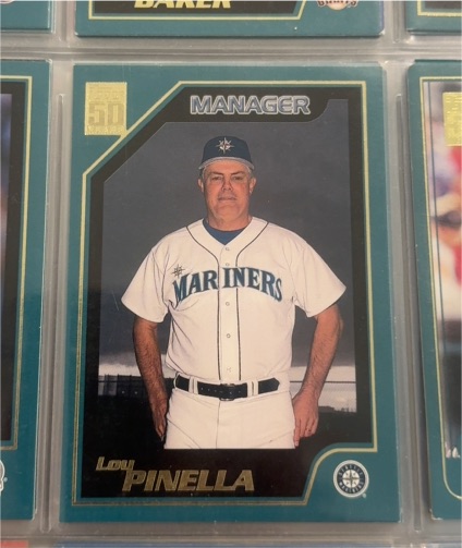 2001 Topps #339 Lou Piniella — front