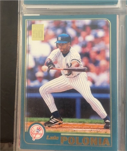 2001 Topps #42 Luis Polonia — front