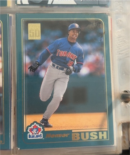 2001 Topps #209 Homer Bush — front