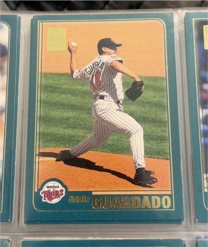 2001 Topps #313 Eddie Guardado — front
