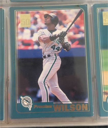 2001 Topps #44 Preston Wilson — front