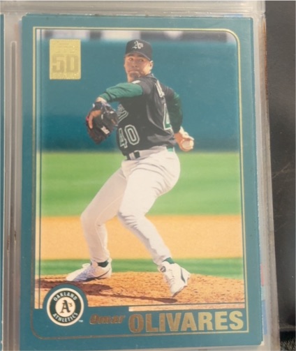 2001 Topps #249 Omar Olivares — front