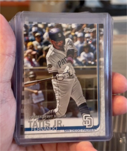 2019 Topps Update #US56 Fernando Tatis Jr Rookie Debut — front