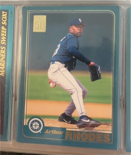 2001 Topps #56 Arthur Rhodes — front