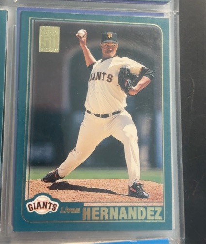 2001 Topps #190 Livan Hernandez San Francisco Giants — front