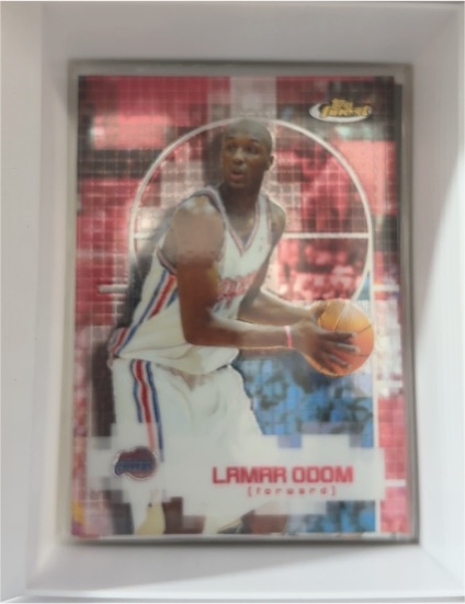 2000-01 Topps Finest #71 Lamar Odom — front
