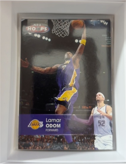 2005-06 NBA Hoops #58 Lamar Odom — front
