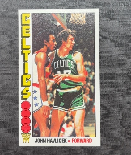 1976-77 Topps #90 John Havlicek — front