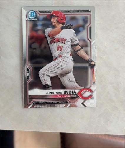 2021 Bowman Chrome Prospects #BCP-46 Jonathan India — front