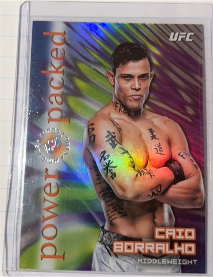 2025 Topps Stadium Club UFC #PD-2 Caio Borralho Power Packed — front