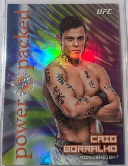 2025 Topps Stadium Club UFC #PD-2 Caio Borralho Power Packed — front