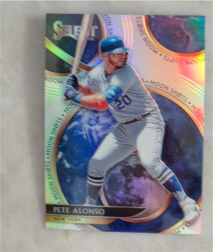 2020 Panini Select #MS-8 Pete Alonso Moon Shots — front