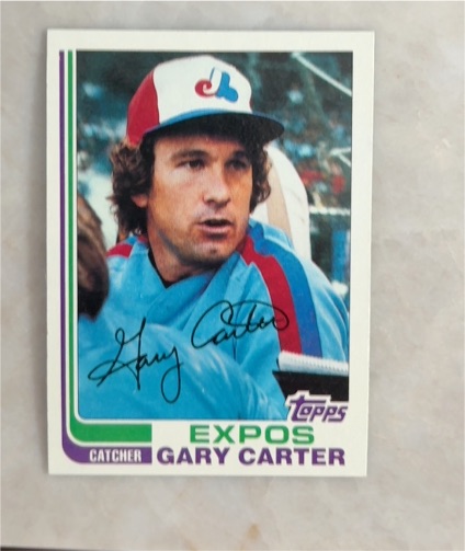 1982 Topps #730 Gary Carter — front