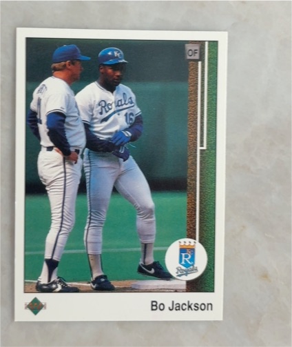 1989 Upper Deck #221 Bo Jackson Kansas City Royals — front
