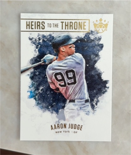 2019 Panini Diamond Kings Heirs to the Throne #Aaron Judge — front