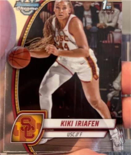 2024 Bowman Chrome University #47 Kiki Iriafen — front