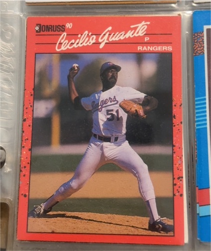 1990 Donruss #403 Cecilio Guante — front