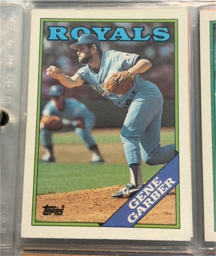 1988 Topps #597 Gene Garber — front
