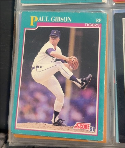 1991 Score #152 Paul Gibson — front