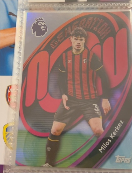 2025-26 Topps Premier League #52 Milos Kerkez — front