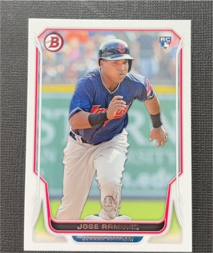2014 Bowman #176 Jose Ramirez — front