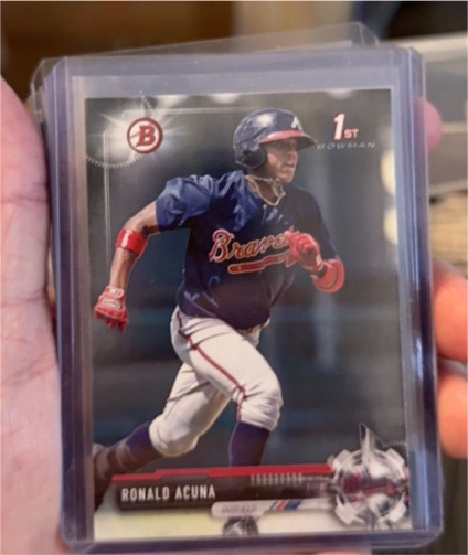 2017 Bowman Prospects #BP127 Ronald Acuna Jr. — front
