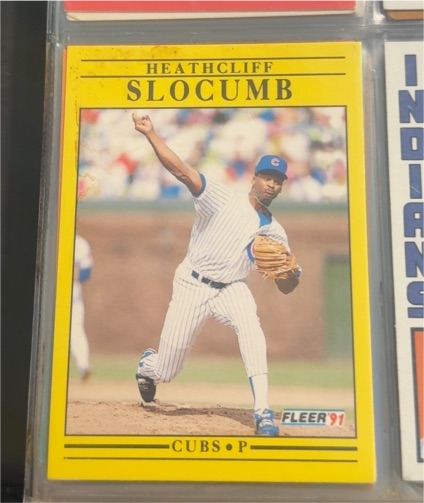 1991 Fleer Update #U-81 Heathcliff Slocumb — front
