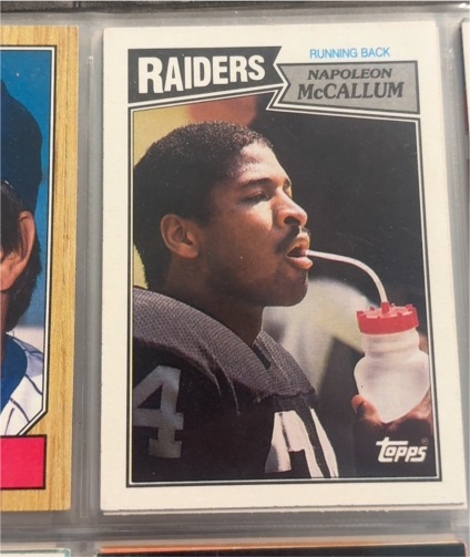 1987 Topps #216 Napoleon McCallum — front