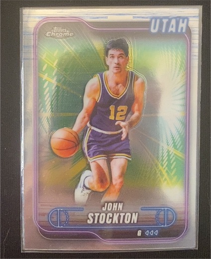 2024-25 Topps Chrome #46 John Stockton — front