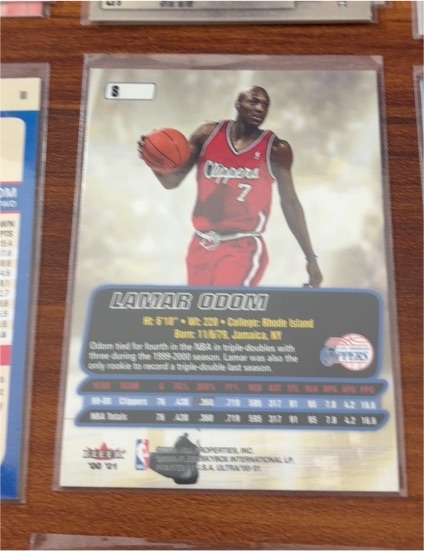 1999-00 Topps Stadium Club #179 Lamar Odom — front