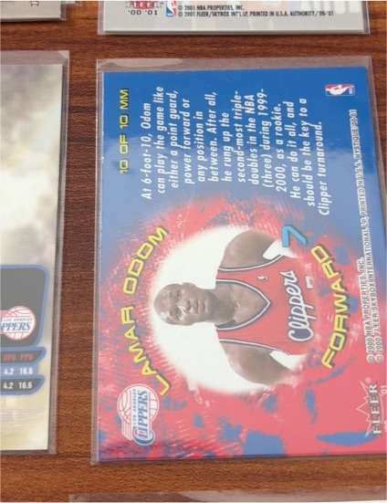 2000 Fleer #10 Jamal Odom — front