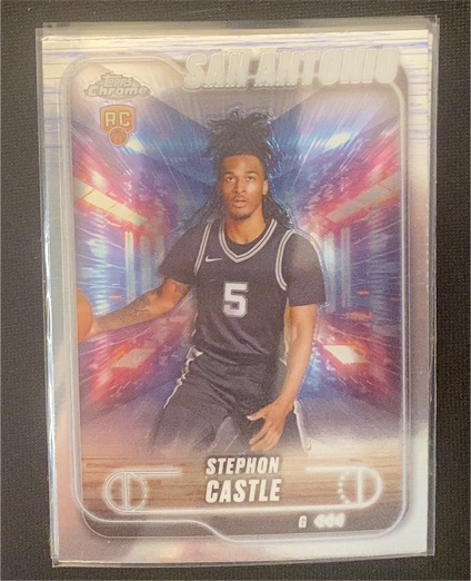 2024-25 Topps Chrome #122 Stephon Castle — front
