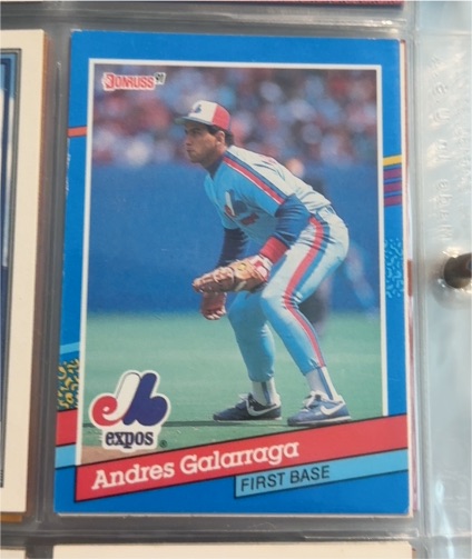 1991 Donruss #68 Andres Galarraga — front