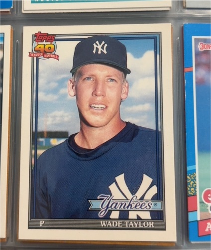 1991 Topps Traded #117T Wade Taylor — front