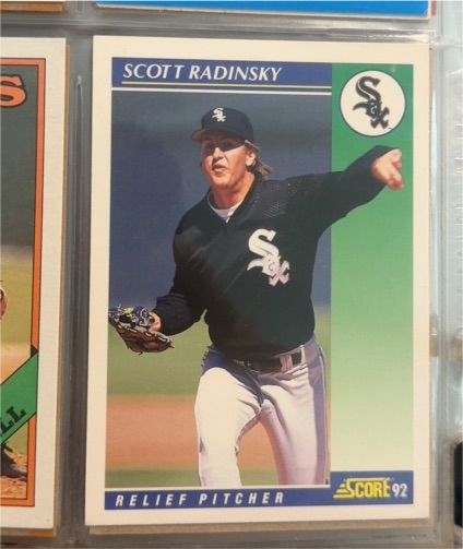 1992 Score #90 Scott Radinsky — front