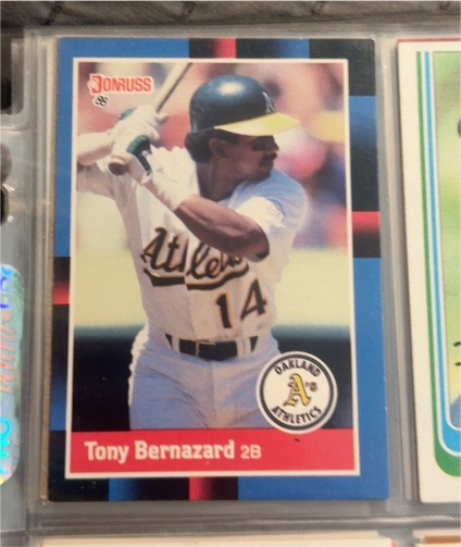 1988 Donruss #344 Tony Bernazard — front