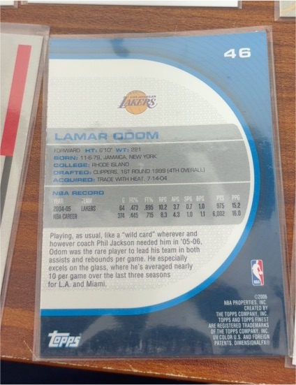 2006 Topps #46 Lamar Odom — front