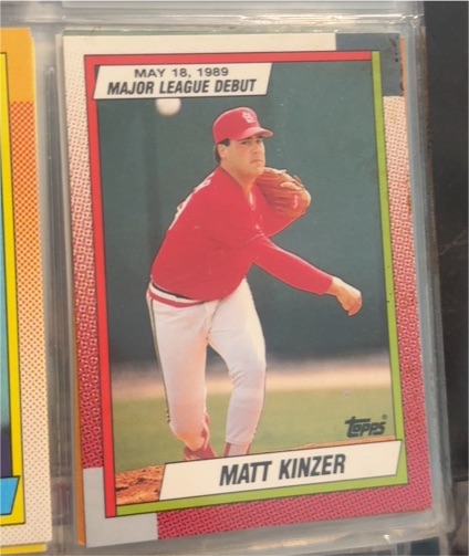 1990 Topps Major League Debut #67 Matt Kinzer — front